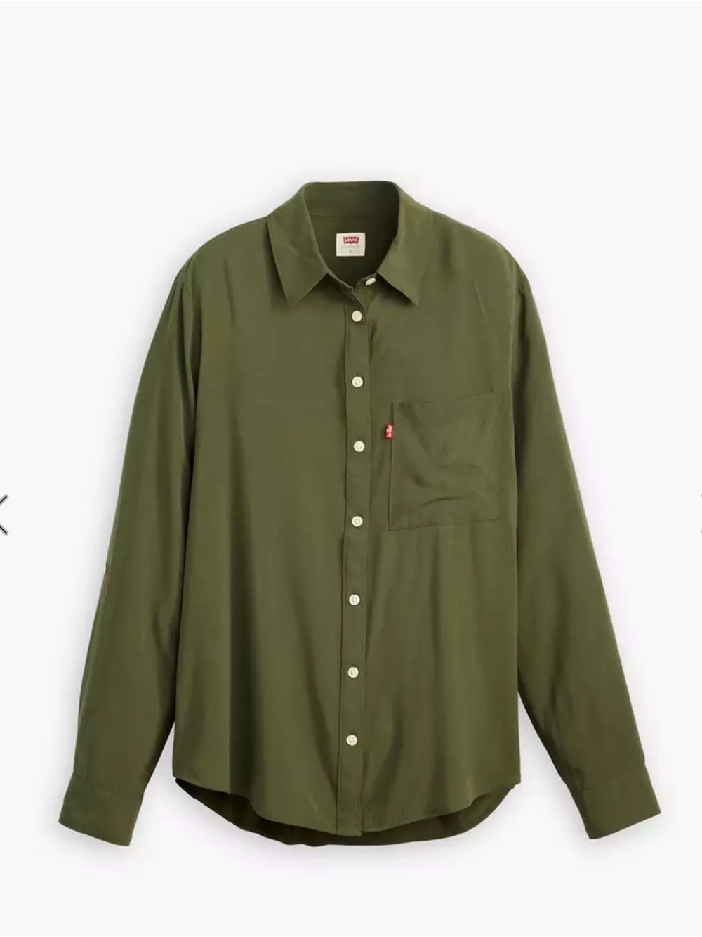 Levi’s Women's Darlene Collared Button-Front Shirt Medium - Picture 3 of 6